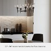 Hunter Fan Xidane with Clear Glass 5-Light Chandelier Ceiling Light Fixture Matte Black - 4 of 4