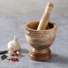 Cravings By Chrissy Teigen 5.5 Inch Mango Wood Mortar and Pestle Set - image 3 of 4