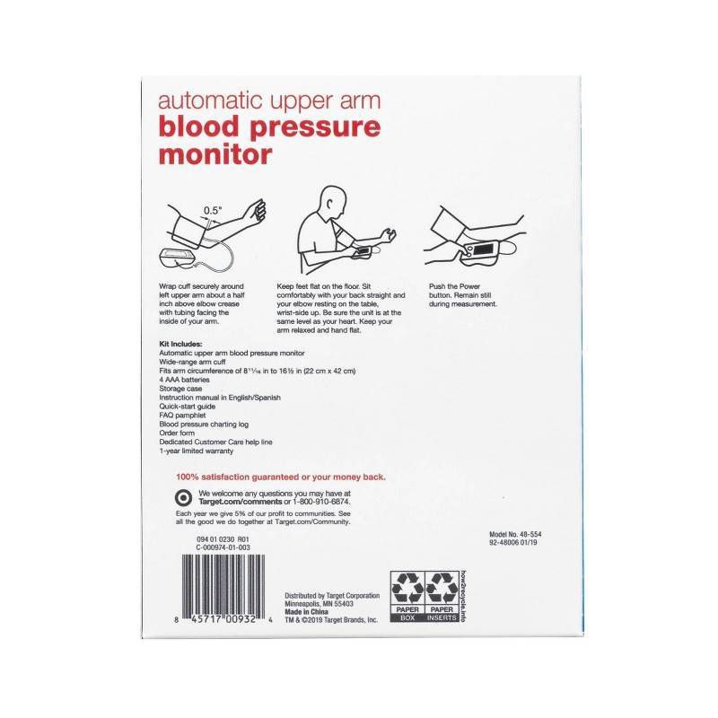 Upper Arm Blood Pressure Monitor - up &#38; up&#8482;, 3 of 7