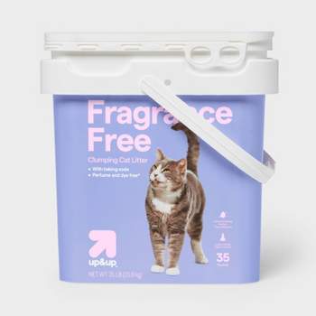 Fragrance Free Pail with Baking Soda Clumping Cat Litter - 35lbs - up & up™
