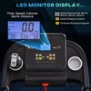 Soozier Treadmill Machine Electric Motorised Folding Running Machine 12 Preset Programs w/ LED Display Drink Holder & Phone Holder Perfect - 3 of 4