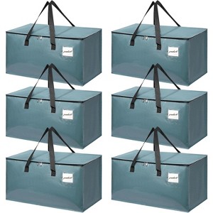 Moving Bags Heavy Duty Lavender Purple – Large Packing Bags for Moving, Extra Large Storage Totes with Zippers - 1 of 4