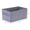 Unique Bargains Fabric Collapsible Canvas Home Storage Bins - image 4 of 4