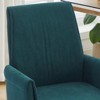 VASIP  Ergonomic Swivel Office Chair with Adjustable Backrest,Velvet Upholstery for Long Sitting Comfort,for Home, Bedroom and Office, White - 3 of 4