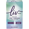 Liv by Kotex Period & Pee Overnight Absorbency Ultra Thin Pads - 20ct - 2 of 4
