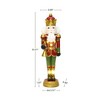 LuxenHome Lighted Nutcracker Bugling Soldier, Battery Operated Christmas Holiday Decoration - 3 of 4