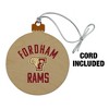 Fordham University Rams Logo Wood Christmas Tree Holiday Ornament - 2 of 4