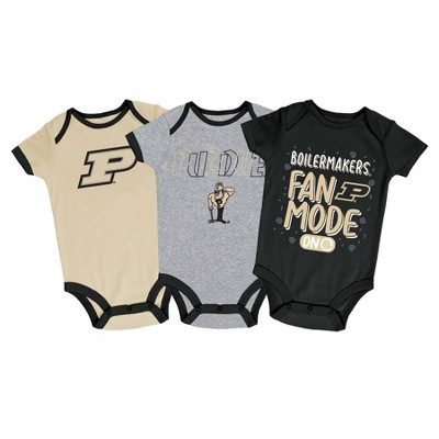 Purdue Boilermakers Baby Girl 2 Pack Onesie Creeper Set - Detroit Game Gear