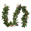 1 Pcs 9FT Christmas Norfolk Pine Garland, Realistic Cedar Garland Artificial Pine Cypress Vines, Greenery Garlands - 4 of 4