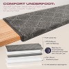MBIGM Bullnose Non-Slip Stair Treads, 9.5" x 30" Wooden Steps Protection - TPU Backing & Steel Reinforcement - Anti-Slip - 4 of 4
