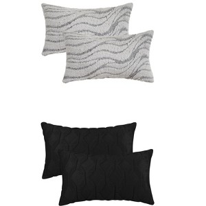 REGALWOVEN 4 Pcs Solid Soft Throw Pillow Covers for Living Room, Sofa, Couch - 1 of 4