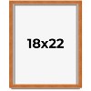 PosterPalooza | Classic Brown Picture Frame - UV Acrylic, Foam Board Backing, Hanging Hardware - 2 of 4