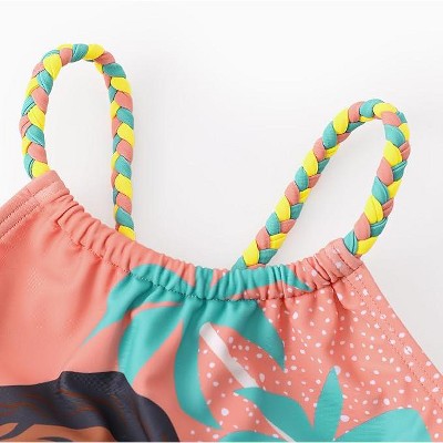 Disney Princess Kids Hawaii Summer Holiday One Piece Swimsuits Moana Orange 8-9 — фото 2