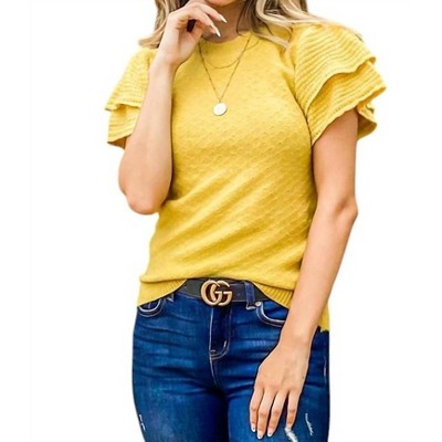 Women's Beautiful Mind Frill Sleeve Sweater - And The Why