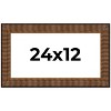 PosterPalooza | Panoramic Museum Black Picture Frame - UV Acrylic, Foam Board Backing, Hanging Hardware - 2 of 4