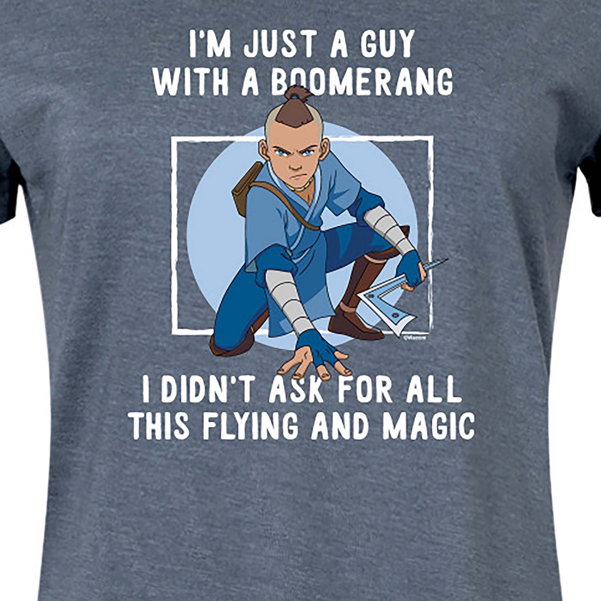 Women's - Avatar - The Last Airbender - Boomerang Guy Graphic T-shirt Dress - thumbnail 2