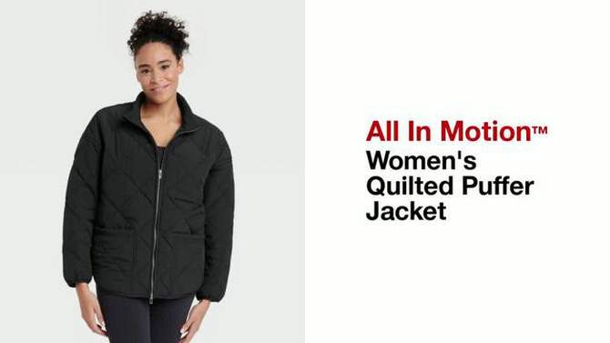 Women's Quilted Puffer Jacket - All In Motion™, 2 of 13, play video