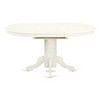 East West Furniture AVT-LWH-TP Oval Table with 18 - 4 of 4