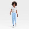 Girls' Woven Cargo Jogger Pants - Cat & Jack™ - 3 of 3