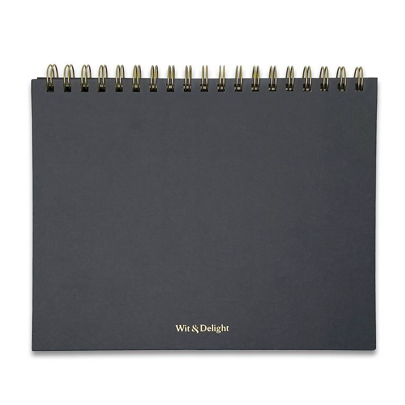Undated Planner 8&#34;x10&#34; Stay on Track Black - Wit &#38; Delight, 5 of 6