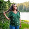 Women’s Relaxed Fit V-Neck in Slytherin™ - 3 of 4