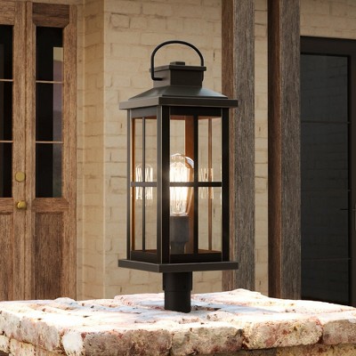 Urban Ambiance Luxury Transitional Outdoor Post Light 20.25''H x 7''W,  Olde Bronze Finish,  Anaheim Collection, UHP1293