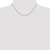 Black Bow Jewelry 1.8mm 10k Yellow Gold Solid Diamond Cut Cable Chain Necklace - 2 of 4