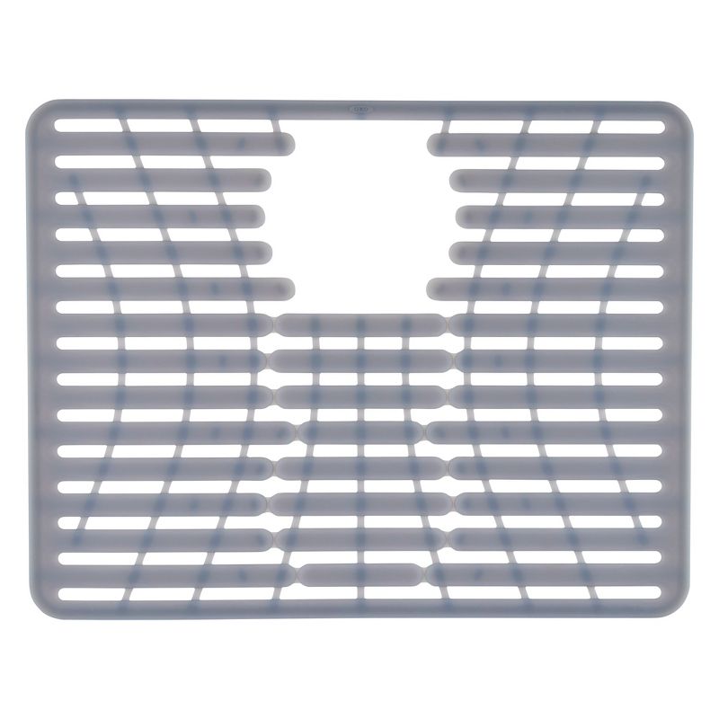 OXO 16.3&#34; x 12.8&#34; Silicone Sink Mat Gray, 3 of 7