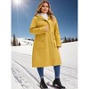 Women's Plus Size Waterproof Drawstring Waist Hooded Zipper Outdoor Long Trench Coats with Pockets - Agnes Orinda - 3 of 4