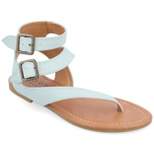 Dearfoams Ecocozy Women's Sustainable Double Buckle Sandal - Clear Blue  Size 10 : Target