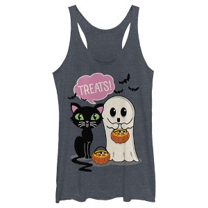 Women's Lost Gods Halloween Treat Friends Racerback Tank Top - 1 of 4