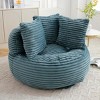 Corduroy Bean Bag Couch Oversized High Back,Bean Bag Sofa Chair with Filler for Living Room Bedroom,Large Bean Bag Chair for Gaming Home-Koiai - 3 of 4