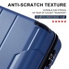 FURNIinspire Luggage 20 Inch Carry On Luggage, Lightweight Durable Suitcase with Wheels for Travel Business, Blue, 8.3"*13.6"*21.5" - 2 of 4