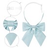 INSPIRE CHIC Women's Metallic Shiny Pre-tied Adjustable Strap Bow Ties - 3 of 4