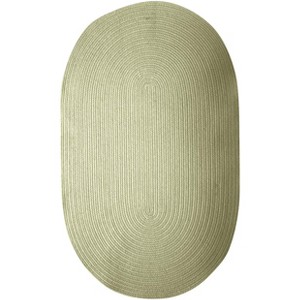 Colonial Mills Bristol Polypropylene Braided Rug, 3-Feet by 5-Feet, Palm - 1 of 4