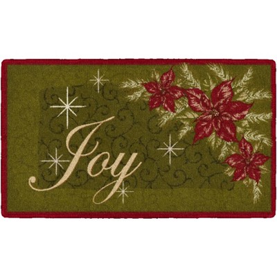 Brumlow Mills Poinsettia Area Rug, 1'8" x 2'10