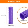 Unique Bargains Rubber Non-Slip Mushroom Bike Fit 7/8" Handlebar Grips 4.53" 2 Pairs - 2 of 4