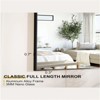 HOMLUX 64"x21"/58"x18" Rectangular Leaning Floor Mirror Full Length Standing Mirror Bathroom - 3 of 4