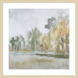 Amanti Art Meadow Trees by Jacqueline Ellens Wood Framed Wall Art Print - 1 of 4