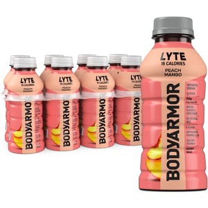 BODYARMOR LYTE Peach Mango Sports Drink - 8pk/12 fl oz Bottles - 1 of 4