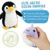 BenBen Ocean Stuffed Animal, Sea Creature Plush Toys with Iceberg Carrier Set for Kids Boys Girls - 3 of 4