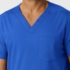 Wink Boundless Men's Multi Pocket V-Neck Scrub Top - 4 of 4