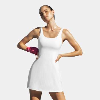 Women's Square Neck Sleeveless Tennis Dress- Cupshe