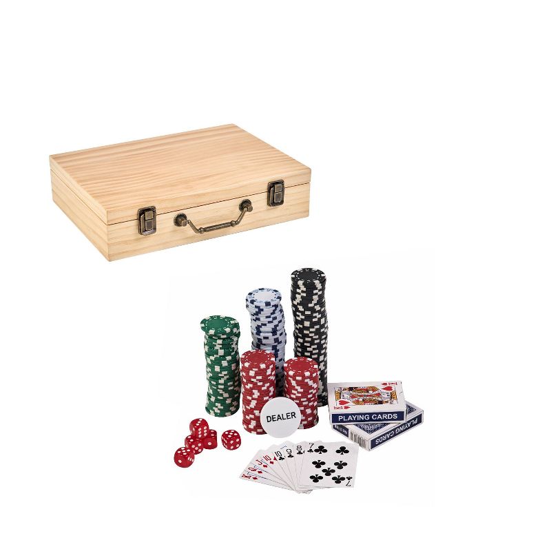 Barrington Professional Poker Chip Set with Dice and Cards - 200pc, 5 of 7