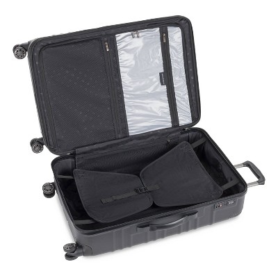 SWISSGEAR Cascade Hardside Large Checked Spinner Suitcase - Black