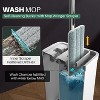 The Ultimate 2-in-1 Mop Set: For Floors & Walls - Complete System with Wringer and 3 Washable Microfiber Pads - 3 of 4