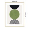 Amanti Art Circle composition 11 by Vitor Costa Wood Framed Wall Art Print - 4 of 4