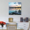 30" x 30" Lakeside Sunset by Studio Arts Unframed Wall Canvas - Masterpiece Art Gallery: Modern Nature Scene for Home Decor - 4 of 4