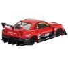 Nissan Skyline LB-ER34 Super Silhouette RHD #5 Red and Black Limited Edition 1/64 Diecast Model Car by Mini GT - 4 of 4