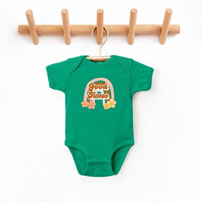 The Juniper Shop Good Times Rainbow Baby Bodysuit
